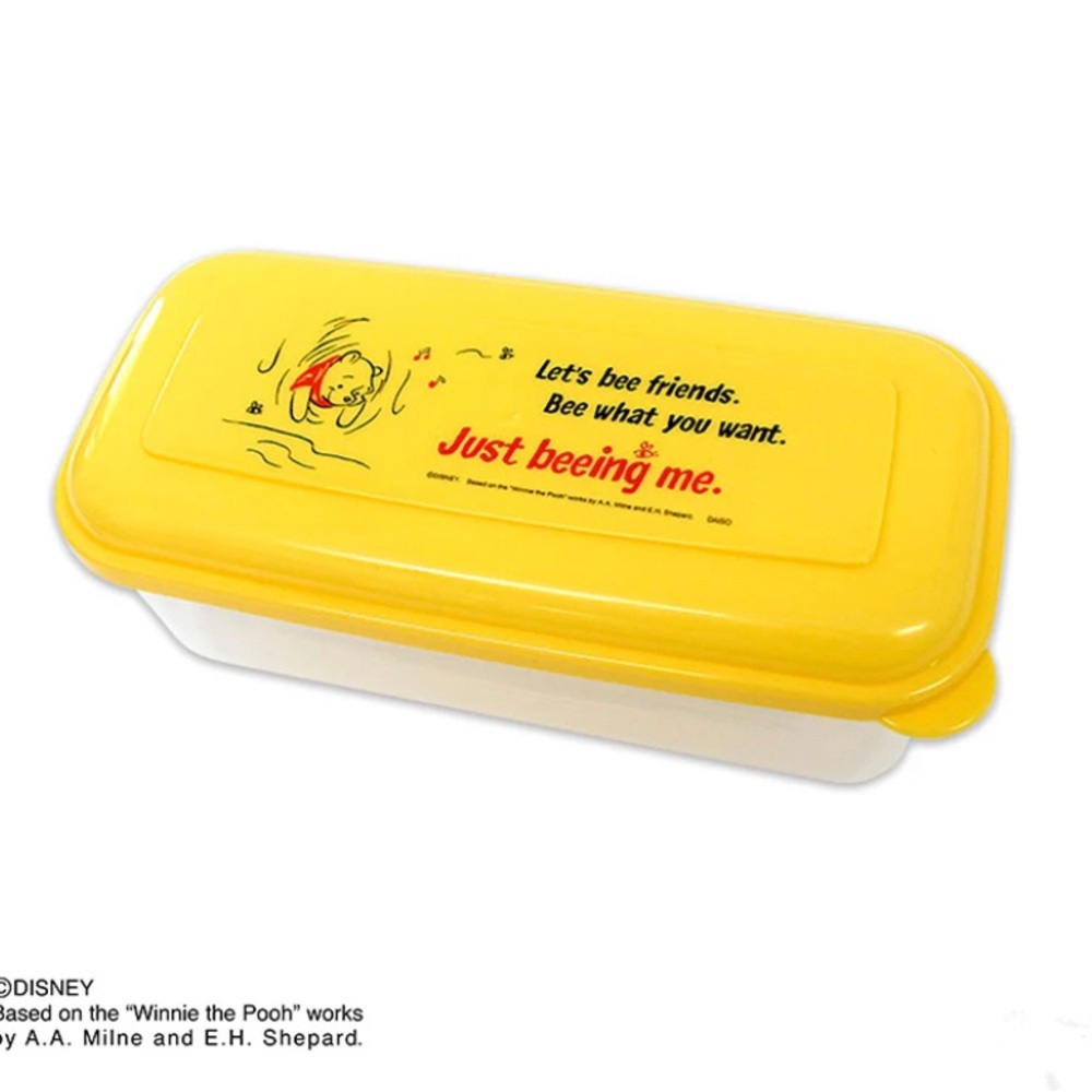 BNWT Japan Disney Winnie the Pooh Microwave Oven Food Container